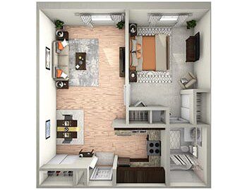 The Finley floor plan at Beacon Hill Senior Living Community