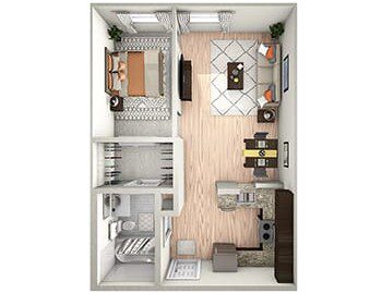 The Madison floor plan at Beacon Hill Senior Living Community
